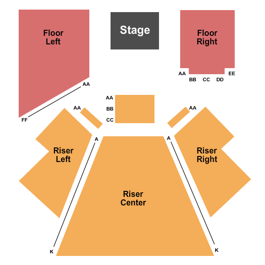Worcester BrickBox Theater Endstage Seating Chart